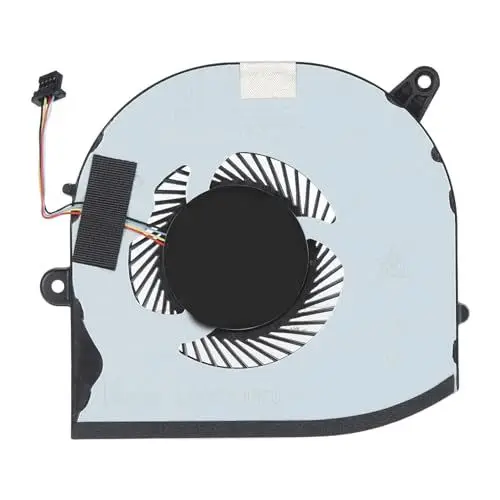 Produktbild: CPU-Lüfter für Dell, 4-poliger Netzstecker, Lüfter, Ersatz-CPU-Lüfter aus Aluminiumlegierung, Kompatibel mit Dell XPS 15 9570 XPS 15 7590 XPS 15-9570 Precision 5530 5540 (GPU)