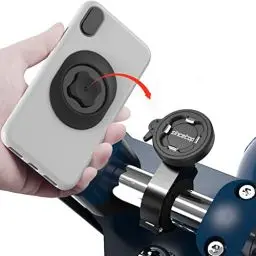 Produktbild: CQ Sincetop Handyhalterung Fahrrad, Motorrad Handyhalterung - Univeral Handy Fahrradhalterung, Stabile Aluminium Handyhalter Fahrrad Smartphone Halterung mit Ultra-Sperre für Rennrad MTB E Scooter