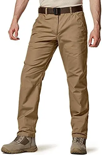 Produktbild: CQR CLSL Herren Ripstop-Arbeitshose, wasserabweisend, Taktische, Straight-Leg Hose, für Außenarbeiter, Cargohose, Gerade Hosen Twp301 1pack - Coyote Brown, 40W / 30L