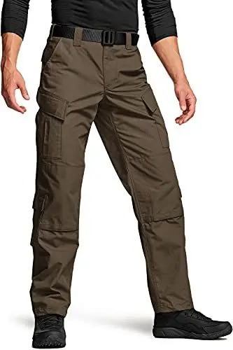 Produktbild: CQR Herren Militär Taktische Hose, MKampfhose, ACU Cargohose, wasserabweisend, Ripstop-Arbeitshose, Uap03 1pack - Tundra, XL Lang