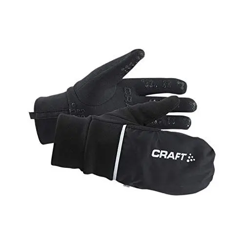 Produktbild: Craft Radhandschuh Lang 2 In 1 Hybrid Weather Gloves, Black, M