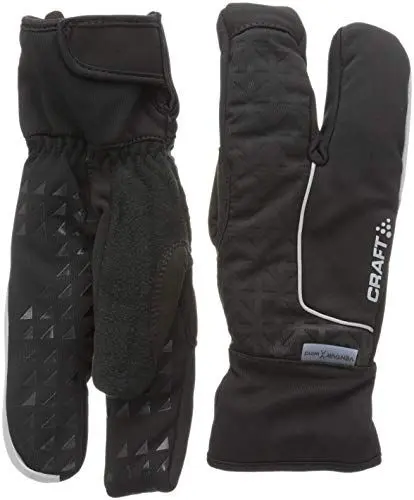 Produktbild: Craft Siberische Handschuhe 3 Finger Langlaufski Unisex Erwachsene, Schwarz, FR: 2XL (Größe Hersteller: 12 XXL)