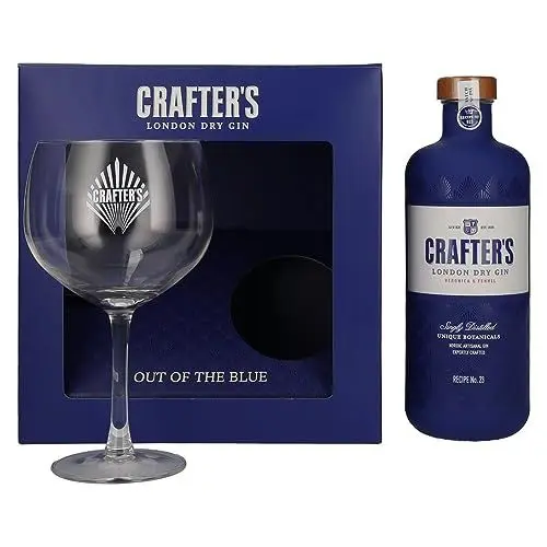 Produktbild: Crafter's London Dry Gin 43% Vol. 0,7l in Geschenkbox mit Glas