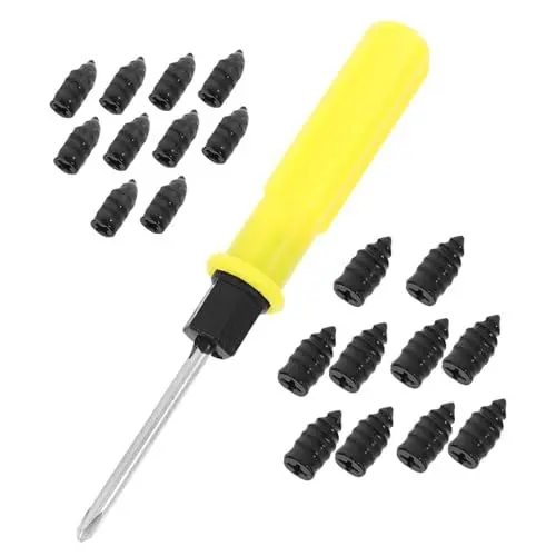 Produktbild: CRAFTHROU 1 Set Autoreifen Reparaturset Auto Set Reifenstopfen Reparaturset Autoreifen Schraubennagel Autoreifen Reparaturnagel Vakuum Reifenreparaturnagel Reifenstopfen