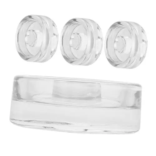 Produktbild: CRAFTHROU Fermentiergewichte 4er Set Glasgewichte Für Die Fermentation Breite Mason Jar Fermentationsgewichte Für Sauerkraut Und Einmachgläser Ideal Zum Beschweren Von Lebensmitteln Beim Fermentieren