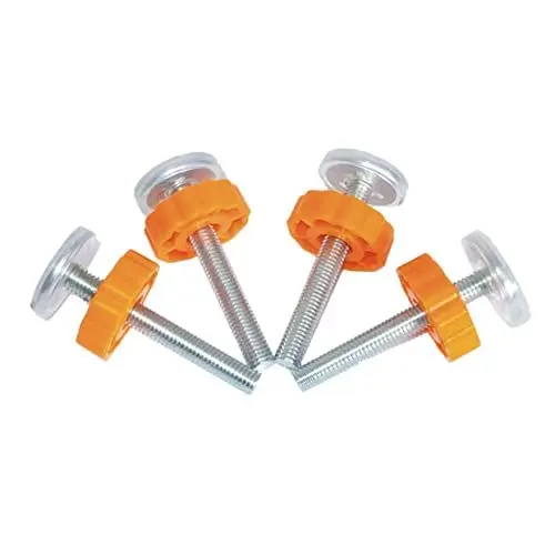 Produktbild: CRAFTHROU 4 Stück Torspindelstange M10 x 8 cm Verstellbare Schraube Edelstahl Zylinderschrauben Metallschrauben Für Sicherheits Und Maschinenteile