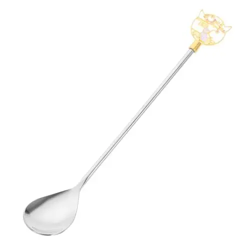 Produktbild: CRAFTHROU Rührlöffel Getränkerührer Löffel Rührer Edelstahl Rührlöffel Rührlöffel Für Cocktails Edelstahl Cocktaillöffel Haushalts Cocktailrührer Haushalts Rührlöffel