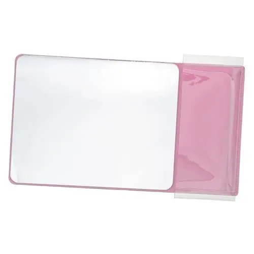 Produktbild: CRAFTHROU Schrankspiegel Schließfachzubehör Schwenkbarer Schminkspiegel Montiertes Make-up Persönlicher Schminkspiegel Schönheitsspiegel Wiederaufladbare Wand Ankleidespiegel Rosa Magnet