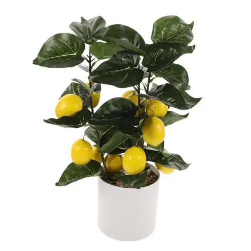 Produktbild: CRAFTHROU Simulierter Zitronenbaum Künstlicher Zitronenbaum Künstliche Pflanzen Für Heimdekoration Büro Künstlicher Bonsai Künstliche Pflanzenornamente Simulierter Bonsai