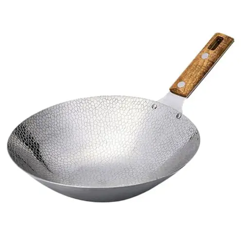 Produktbild: CRAFTHROU Wok Wokpfanne Wmf Woklette Wok Induktionskochfeld Bratpfanne Edelstahl Bratpfanne Gusseisen Bratpfanne Bratpfanne Mit Deckel Pfanne Induktion Mit Deckel Wok Gusseisen Stahlpfanne
