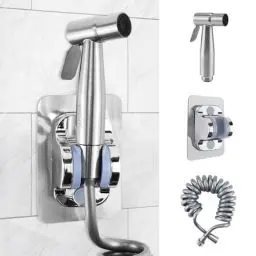 Produktbild: Cragmut Bidet Handbrause für Toilette, 304 Edelstahl Handbrause WC Dusche Hand Gehalten Bidet Sprayer mit 3 Meter Schlauch und Halterung für Toilette Haustiere Badezimmer