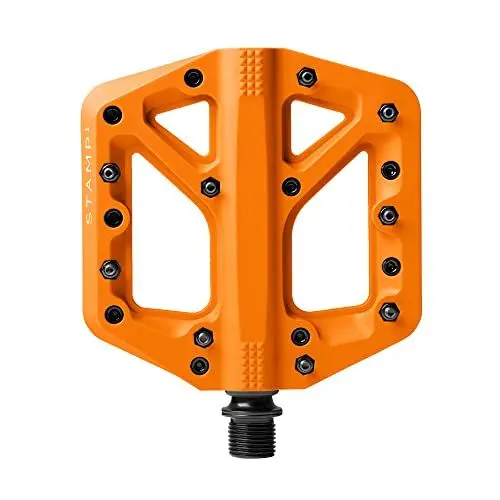Produktbild: CRANKBROTHERS Unisex – Erwachsene CRANKBROT-Pedale. Stempel 1 KLEINE ORANGE