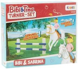 Produktbild: CRAZE BIBI & TINA Turnierset mit Reiterin Pferd Bibi und Sabrina inkl. Reitzubehör Spielfiguren zum Sammeln 14165