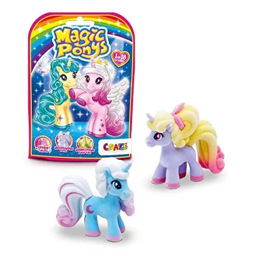 Produktbild: CRAZE Magic PONYS | Wunderschöne Ponys Spielzeug zu Sammeln, 18 Verschiedene Ponys Figuren zum Sammeln - Pferde Mädchen Geschenk und Jungen