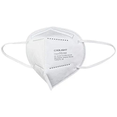 Produktbild: CRD Light 25x FFP2 Atem Staub Schutzmaske CE- hygienische Einzelverpackung, 1 Stück (25er Pack)