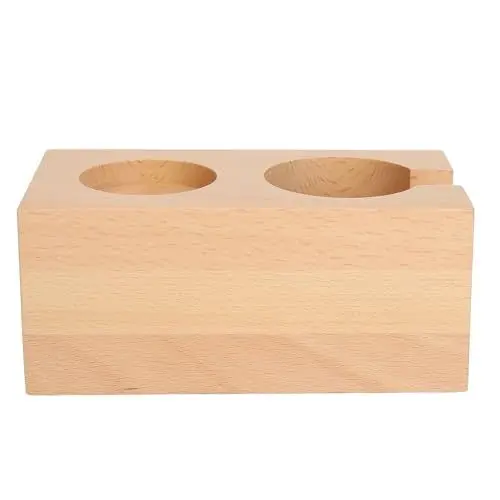 Produktbild: Creahappy Kaffee-Manipulationsstation aus Holz, Stabil, Verhindert Verrutschen, Kaffee-Tamper-Halter, Basis, Tamping-Station, Zubehör für die Kaffeezubereitung für die Kaffeebar(1)