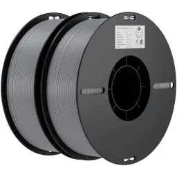 Produktbild: Creality Ender PLA Filament 1,75mm 2 Packs für 3D-Drucker, 2 x 1kg Spule 3D Druck Filament, Maßgenauigkeit +/- 0,03mm, passend für die meisten FDM 3D Drucker, Polylactide, Grau & Grau
