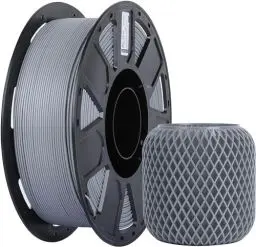 Produktbild: Creality Ender PLA Filament für 3D-Drucker, 1,75mm 3D Druck Filament, 1kg Spule, Ohne Verstopfung und Verformung, Maßgenauigkeit +/- 0,02mm, passend für die meisten FDM 3D Drucker, Grau
