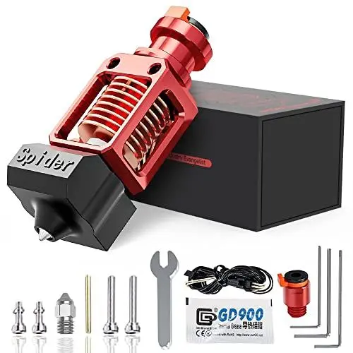 Produktbild: Creality Official Spider Hotend 3.0 All Metal Hochtemperatur und Hochgeschwindigkeits Hotend Pro für 3D Drucker Upgrade Kit für Ender 3, Ender 3 Pro, Ender 3 V2, Ender 5 Pro