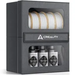 Produktbild: Creality Offizielle 3D Drucker Filament Aufbewahrungsregal, Feuchtigkeits- und staubdicht, robustes Metallhaltergestell für Filamente, 2-stöckiges Lagerregal für 3D-Druckstudio, Bürowerkstatt