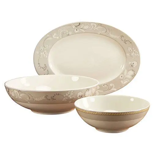Produktbild: CreaTable 16659, Serie Palacio, Geschirrset Servierset 3 teilig