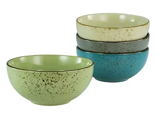 Produktbild: CreaTable, 23421, Serie Nature Collection - Buddhabowl, 4-teiliges Geschirrset, Bowl-Set aus Steinzeug, spülmaschinen- und mikrowellengeeignet, Qualitätsproduktion