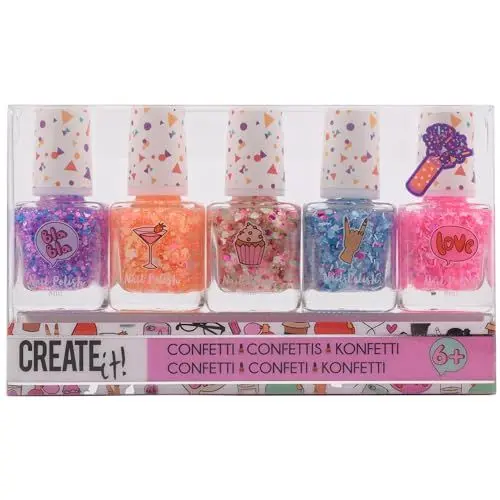 Produktbild: Create It! Nagellak Confetti, 5St