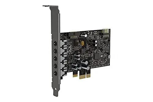 Produktbild: CREATIVE Sound Blaster Audigy Fx V2 Aufrüstbare hochauflösende interne PCI-e-Soundkarte mit diskretem 5.1-Sound und virtuellem Surround, Scout Mode, SmartComms Kit für PC