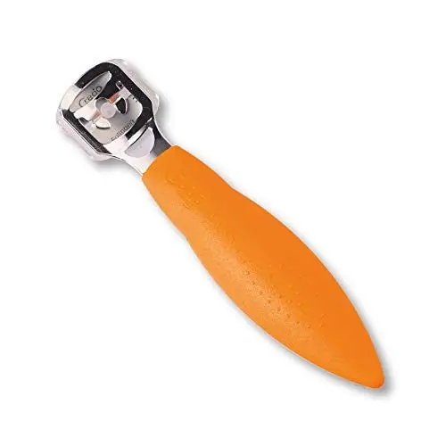 Produktbild: CREDO Hornhaut Safetyhobel POP ART, verchromt, orange