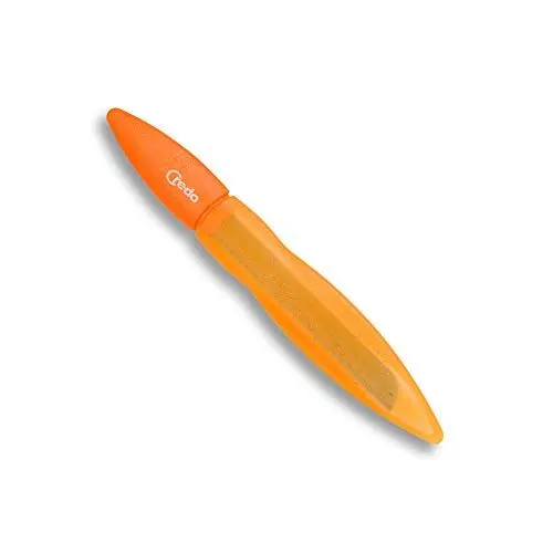 Produktbild: CREDO Keramik-Nagelfeile POP ART, 3 Feilflächen, orange