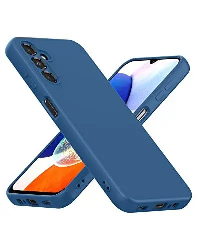 Produktbild: Cresee Hülle für Samsung Galaxy A14 5G / A14 4G, TPU Case Handyhülle mit (Kamera Schutz) (Weiche Innenschicht) Dünn Schutzhülle Stoßfest Cover für Galaxy A14, Blau