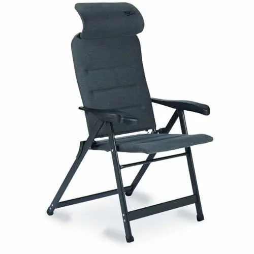 Produktbild: Crespo Compac Natur-Elegant Aluminium Klappsessel Klappstuhl Faltstuhl Campingstuhl Festival