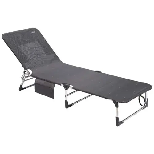 Produktbild: Crespo Sonnenliege Liegestuhl AL 365 Camping Strand Garten Dreibein Liege Alu