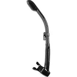 Produktbild: CRESSI Dry Snorkel Black/Black - Unisex Premium Trockenschnorchel für Tauchen/Apnoe/Schnorcheln, Schwarz/Schwarz, Einheitsgröße