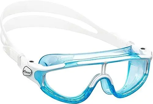Produktbild: Cressi Baloo King Goggles - Taucherbrille Kinder Schwimm und Schnorchelbrille mit Beschlagfreien Einscheibengläsern, Schnorchelmaske Taucherbrille Kinder UV-Strahlen, 7-15 Jahre Verstellbar