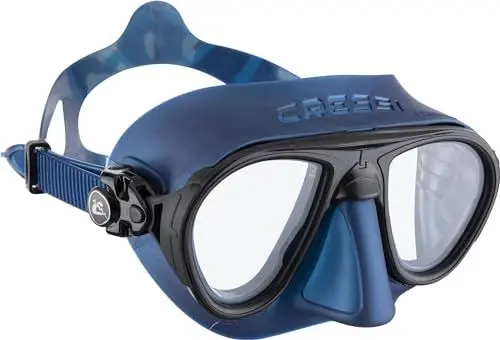Produktbild: Cressi Erwachsene Calibro Tauchmaske, Blau Nery/Schwarz, Uni