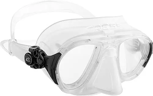 Produktbild: Cressi Erwachsene Calibro Tauchmaske, Transparent/Schwarz, Uni