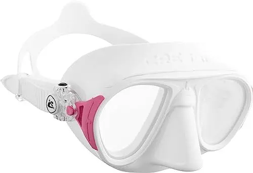 Produktbild: Cressi Erwachsene Calibro Tauchmaske, Weiß/Rosa, Uni