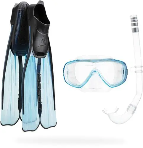 Produktbild: Cressi Unisex Tauchset Rondinella Bag, aquamarine, 35/36, CA189235