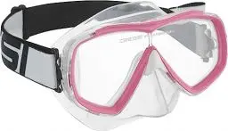 Produktbild: Cressi Estrella Jr - Maske zum Tauchen und Schnorcheln, Transparent/Rosa, Einheitsgröße, Kinder Unisex