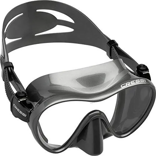 Produktbild: Cressi F1 Maske - Rahmenlose Maske zum Tauchen und Schnorcheln, Silber, Einheitsgröße, Unisex Erwachsene