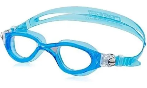 Produktbild: Cressi Flash - Premium Erwachsene Schwimmbrille Antibeschlag und 100% UV Schutz, Blue/Weiß - Transparent Linsen, Einheitsgröße