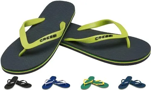 Produktbild: Cressi Herren Beach Flip Flops' Zehensandale, Grün/Lime, 41/42