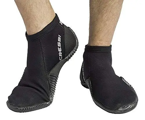 Produktbild: Cressi Low Boot Neopren Tauchschuhe 3mm, Schwarz, M (EU 40/41)