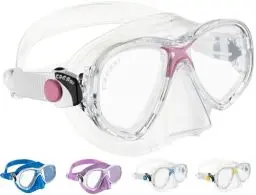 Produktbild: Cressi Marea Jr - Maske zum Tauchen und Schnorcheln, Klar/Rosa, Einheitsgröße, Kinder Unisex