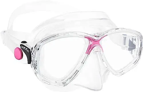 Produktbild: Cressi Marea Mask - Tauchen und Schnorcheln Maske, Klar/Rosa, Einheitsgröße, Unisex