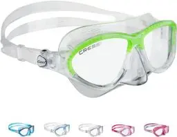 Produktbild: Cressi Moon Kid - Taucherbrille Kinder 7–15 Jahre Silikon Anti-Allergisch Kratzfest, Verstellbare Taucherbrille Kinder Ideal als Schwimmbrille und Schnorchelmaske
