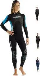 Produktbild: Cressi Morea Damen - Neoprenanzug 3mm für alle Wassersportarten, Schwarz/Türkis/Grau, XL/5