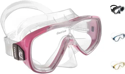 Produktbild: Cressi Onda Mask -Onda Schnorchelmaske, Transparent/Rosa, Einheitsgröße, Erwachsene Unisex