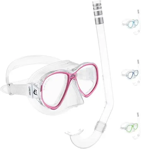 Produktbild: Cressi Perla Jr & Minigringo - Premium Combo Schnorchelset Junior , Unisex Kinder, Mehrfarbig